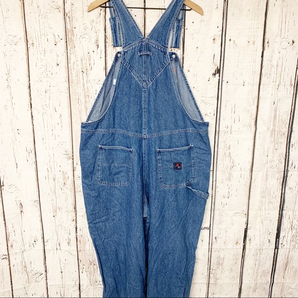 Sold vtg 90s Mickey Mouse Cowboy Mickey overalls - Picture 2 of 16